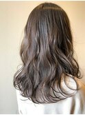 ハイライト ハイライトカラー グレージュ ベージュモテ髪