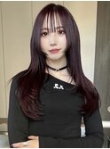 xレイヤーカット/イメチェン/ホワイトブロンド/外ハネボブ/美髪/
