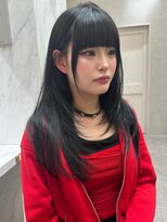 ロンド レア 天神大名店(Lond Le’a)&nbsp;黒髪カタログ/オリーブグレー/ココアベージュ/小顔に見せるヘア