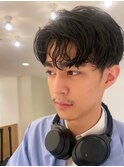セット時間半分に◎韓国風センターパート