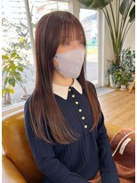 コムヘアー(COM HAIR)&nbsp;ログヘア。ラベンダーアッシュ。