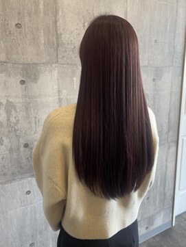 アーチ ブランチ 岡山北長瀬店(ARCH) 暖かいボルドーカラー【ARCH Sayaka】