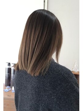 ヘアーズファイン(hair's fine) 春色◎髪質改善ストレートミディで艶感30代40代