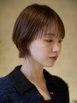 ピークアブー アヴェダ アトレ恵比寿(PEEK-A-BOO AVEDA)&nbsp;柔らか抜け感こだわりショート 前髪ありショート 大人可愛いヘア