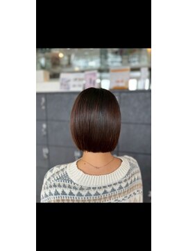 アース 南福島店(HAIR&MAKE EARTH) 切りっぱなしボブ