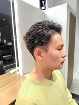 モッズ ヘア メン 中野店(mod's hair men) 刈り上げショート パーマスタイル