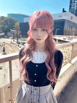 ヘイルジューシー(hail JUICY)&nbsp;ピンク×黒エクステ