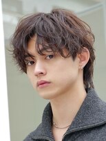 フィフス 大分(fifth)&nbsp;大分シャドウパーマメンズカットラウンドマッシュウルフゆるめ