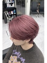 リード 渋谷店(REEED)&nbsp;《メンズブリーチカラー》チェリーピンク