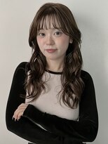 フィルムス 横浜(FILMS+)&nbsp;デジタルパーマ/ミディアムレイヤー/韓国巻き風/顔周りカット