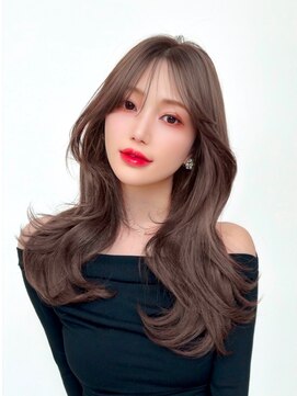 アマトウキョウ アユンチェ(AMA TOKYO×AYUNCHE) 韓国ヘア　2wayバング  レイヤーカット くびれヘア  顔周り/