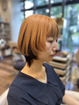 オリーブ 南森町店(Olive) 【畑中】マッシュウルフ×オレンジカラー