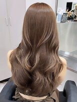 テンダー 川崎(TENDER) ba1818ベージュブラウンブリーチなし透明感ワンホンヘアレイヤー