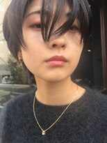 プレゼンス ネイヴィ(PRESENCE NAVY) ショート/ダークアッシュ/艶カラー
