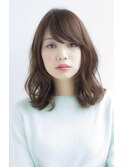 【寺尾拓巳】大人かわいいエギョモリグレーベージュくびれミディ