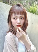 インナーカラー 似合わせカット イヤリングカラー