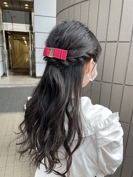 モードケイズ 阿倍野店(MODE K’s) ゆるふわハーフアップ