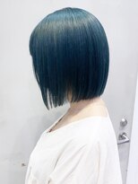 アイティーバイアルバム 藤沢店(IT by ALBUM)&nbsp;グリーンボブ_カーキグレージュマッシュショート_ba335531