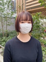 フラム 渋谷(flamme)&nbsp;顔まわりカット＊ミニボブ ウルフ
