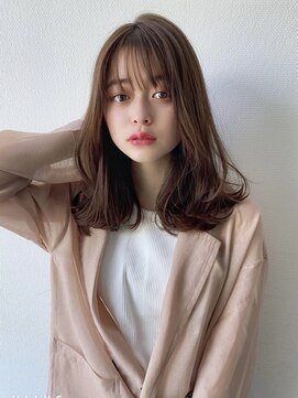 ミチオノザワヘアサロンギンザ 静岡店(Michio Nozawa HAIR SALON Ginza) ゆるっとレイヤー×ラベンダーベージュ