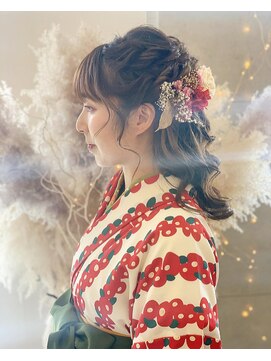 モク ヘアーサロン(moku hair salon) ハーフアップ卒業式