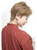 大人可愛い20代30代40代黒髪前下がりショートボブ丸みショート