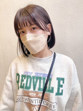 ココロクレド(COCOLO credo) ころんとボブ × ラベンダーグレージュ