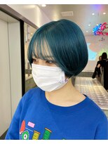 ゲーム 原宿店(GAME)&nbsp;ブルーカラー/ダブルカラー/ケアブリーチ/髪質改善/原宿