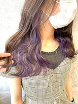 キャラ シャローネ 池袋(Chara Chalone)&nbsp;インナーカラーミューズパープル【池袋】