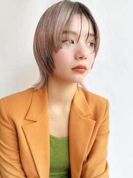 ケーツー心斎橋 クイーンズガーデン バイ ケーツー(K two QUEEN'S GARDEN by K two) ピスタチオグレージュ*ハイトーン*デザインカラー*イメチェン2