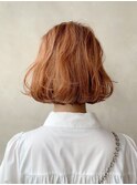 20代30代大人かわいいチョコレートカラーレイヤーショートボブ