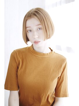 シュシュット(chouchoute) 髪質改善前髪インナーグレージュピンクベージュマチルダボブ/027