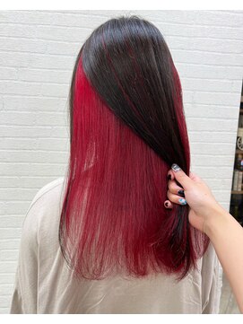 エト 横須賀(eto) レッド×インナーカラー