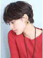 ローゼル(roselle)&nbsp;丸みのあるショートボブです。直毛の方はパーマをお勧めします。