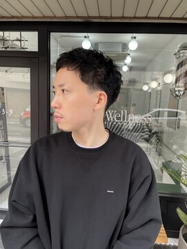 ウェルネス(Wellness) マッシュパーマウルフ波巻きハイライト31