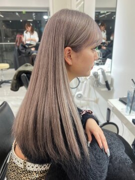 ランテルディ 渋谷(LANTERDIT) 【LANTELDIT】ハイトーン　ストレート　艶感　ロング