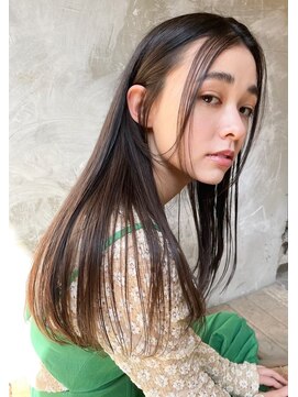 ケイト(kate) 【kate 大宮】ショコラブラウン×センターパートロングヘア