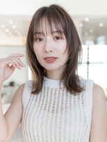 イオ 本厚木(io)&nbsp;韓国レイヤーくびれミディアムナチュラルカラー小顔フルバング