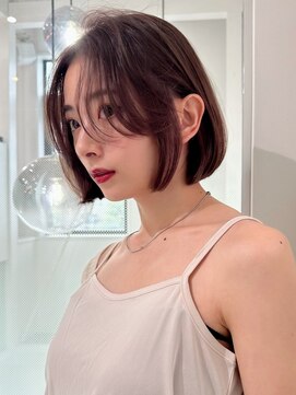 ロンド メリー 大宮(Lond merry) グレージュカラーボブ