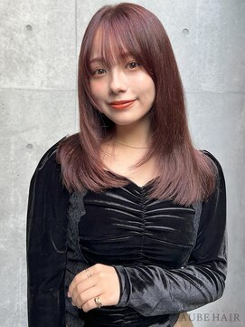 オーブヘアー アリーナ 会津若松店(AUBE HAIR alina) 20代・30代_髪質改善×暖色カラー