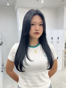 サンド 大阪梅田(sand) 前髪/アンブレラカラー/こなれミディ/イメチェン/ウェーブパーマ