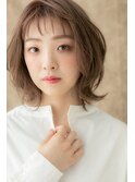 シースルーバングハイライトくびれボブウルフ313X浦和20代30代