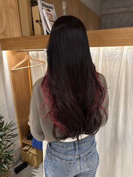 ムク 甲府(muku.) インナーカラー/暖色カラー/レイヤーカット/