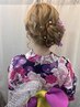 【12-17時】レンタル浴衣着付け・ヘアセット￥8000※ネット不可お電話予約限定