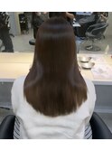ワイドバングイメチェン美髪外ハネボブ+レイヤーカット韓国/池袋