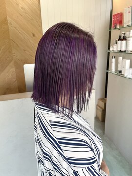 エイト 沖縄豊崎店(EIGHT toyosaki) 【EIGHT 豊崎】お客様スタイル_ラベンダーグレープハイライト