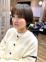 タカミ 荒子店(TAKAMI) 丸みショート×ぶりーちなしオリーブベージュ