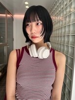 フィルムス 表参道(FILMS)&nbsp;ココアベージュ/黒髪/クラゲヘアー/オリーブグレー/ボブ/表参道