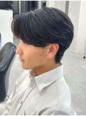 毛流れセンターパート