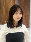 大人可愛いミディアムフェイスレイヤー